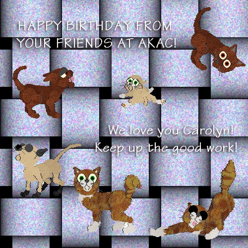 Happy birthday from AKAC