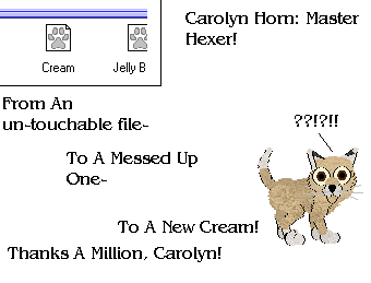 A lovely thank you from Miranda