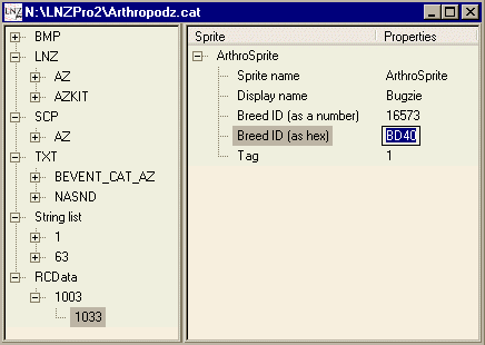changing the ID number