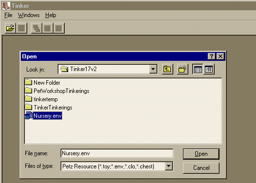 changing the filmstrips