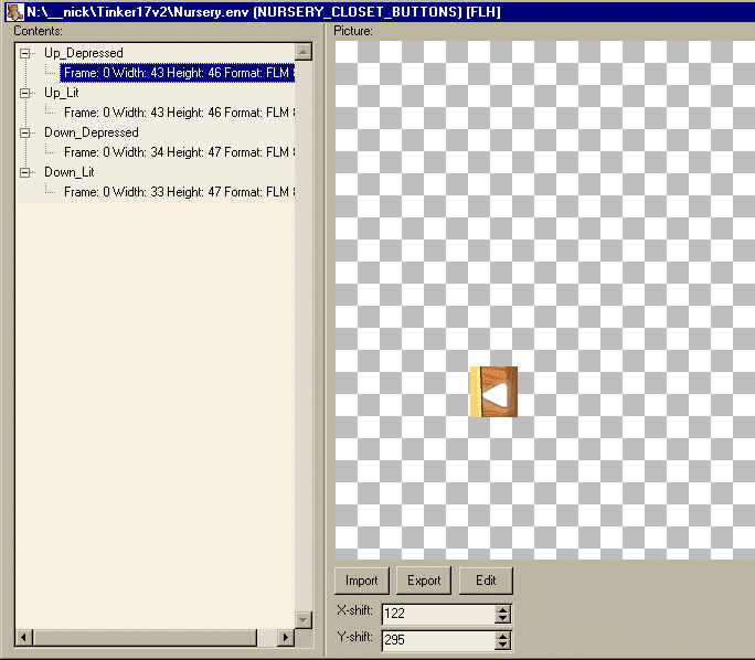 changing the filmstrips