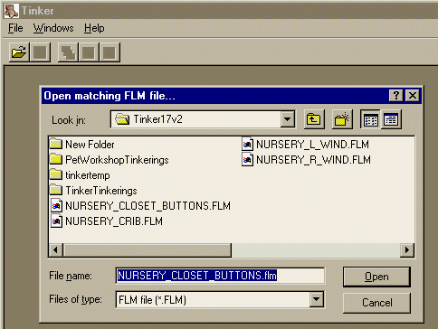 changing the filmstrips