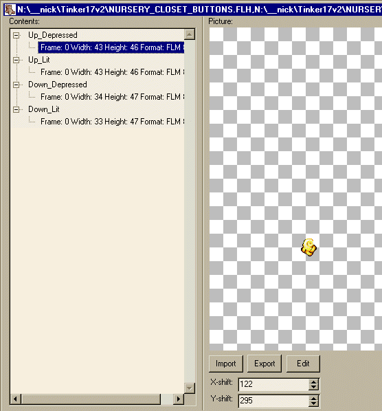 changing the filmstrips