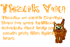 a delightful thank-you from Andrea