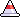 White and Red Cone